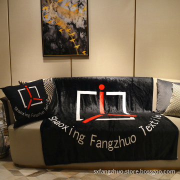 custom blanket  with logo print